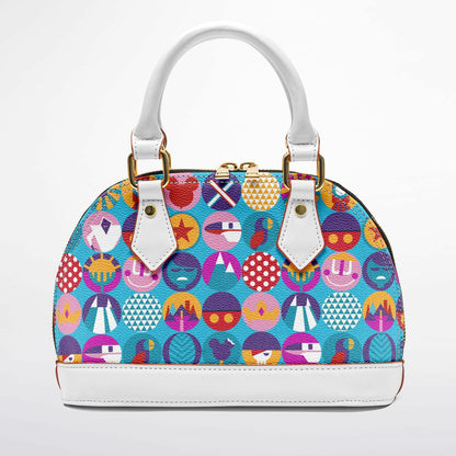 Park Cups Dome Satchel Handbag