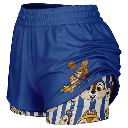 Chipmunks Double Layer Pocket Shorts