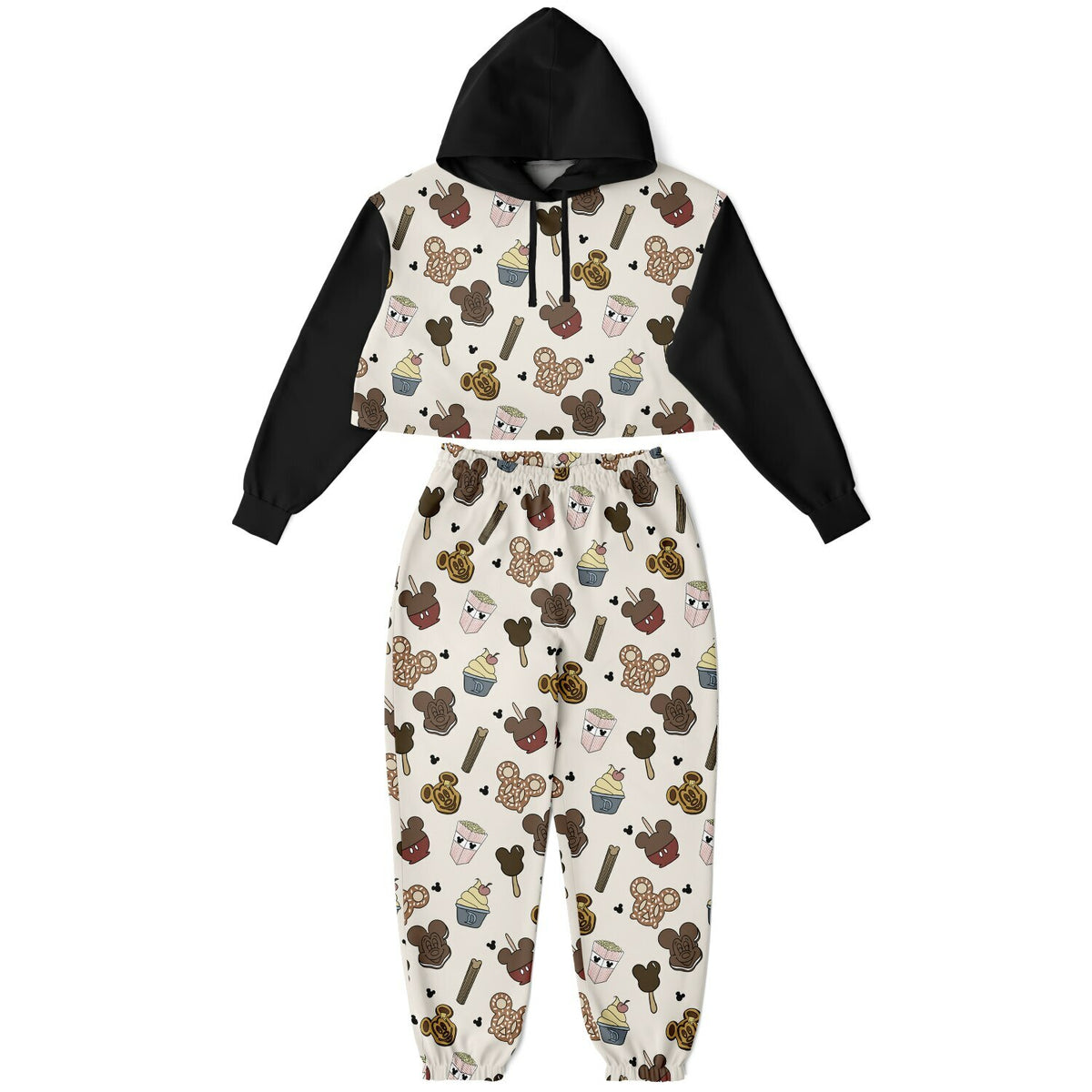 Snacks Cropped Hoodie & Sweatpants