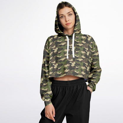 Camo Collection Cropped Hoodie