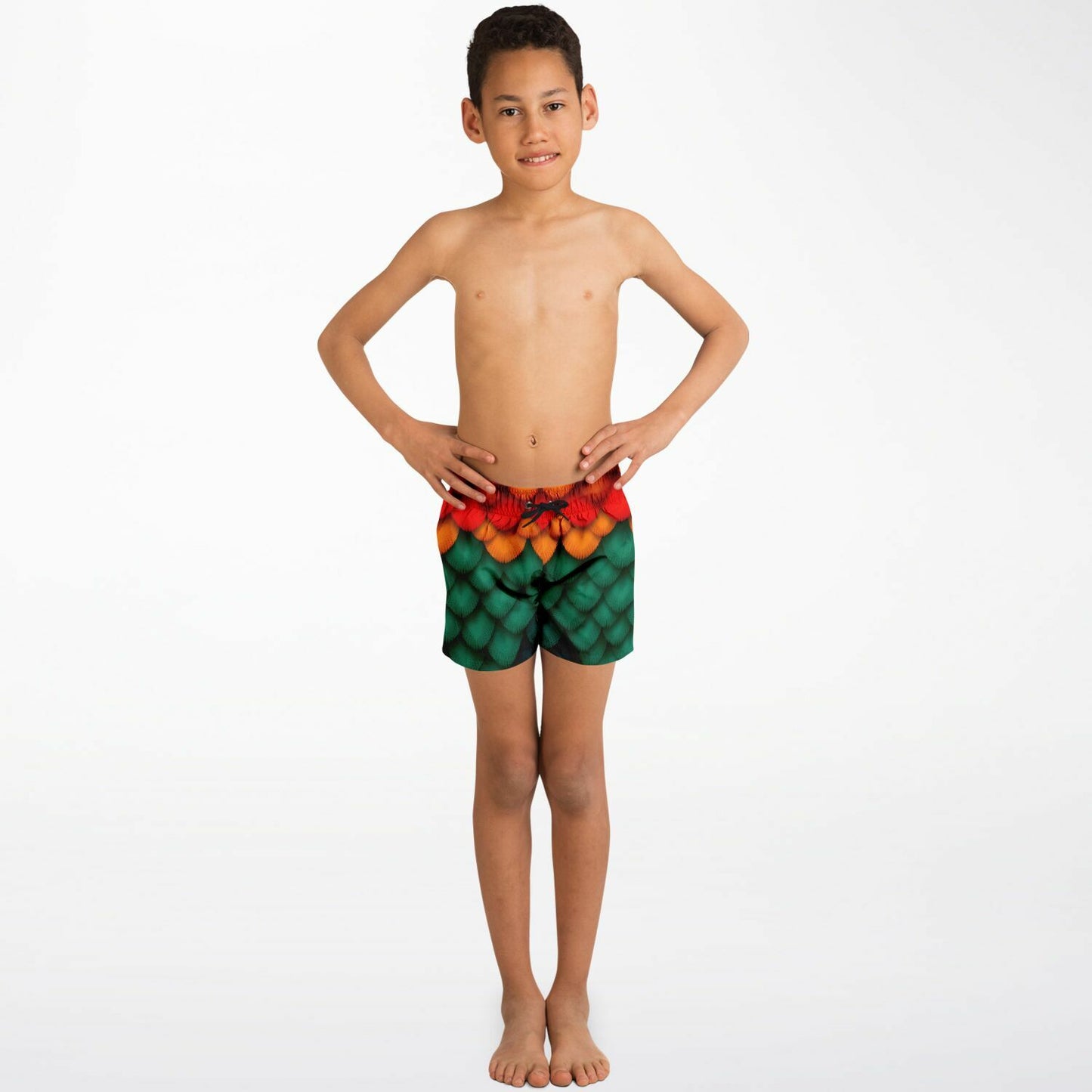 Crazy Bird Kid's Swim Trunks