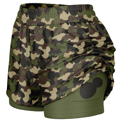 Camo Collection Double Layer Pocket Shorts