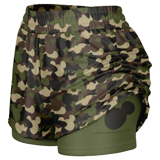 Camo Collection Double Layer Pocket Shorts