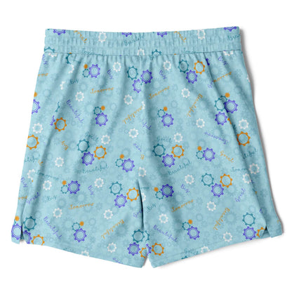 Blue Carousel Collection Men's Double Layer Pocket Shorts