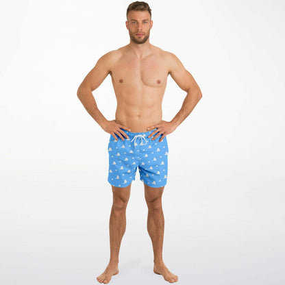 Toy Collection Cloud Wallpaper Men's Swim Trunks