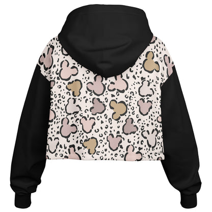 Leopard Collection Cropped Hoodie