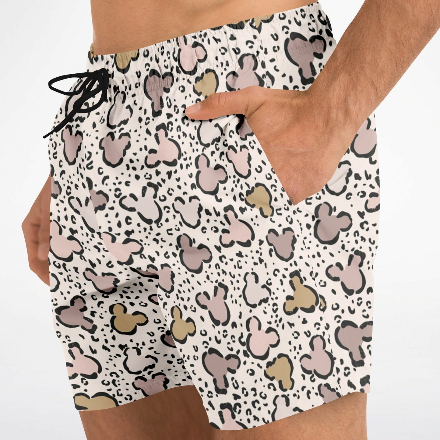Men's Leopard Swim Trunks