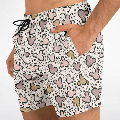 Men's Leopard Swim Trunks