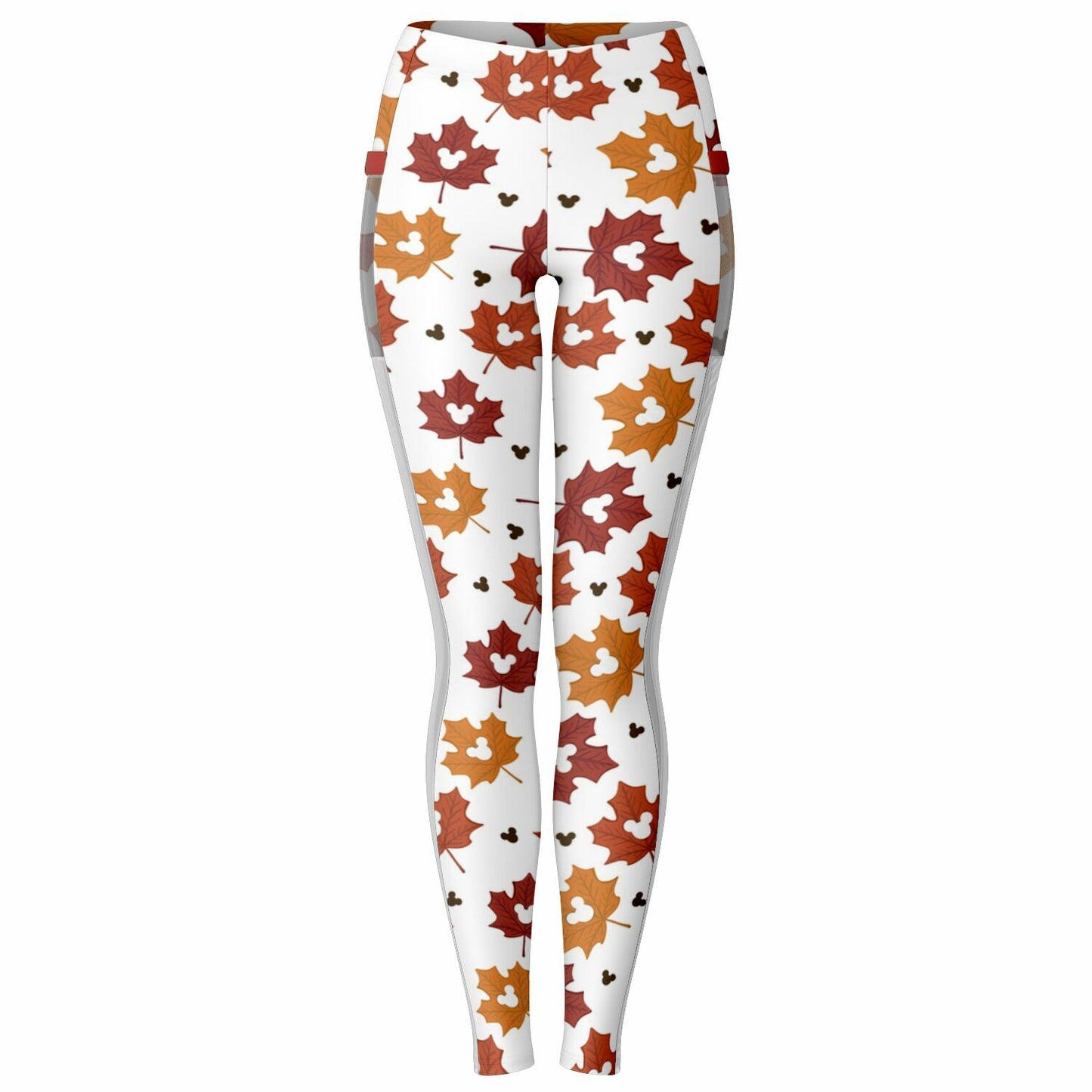 Leaf Collection Light Mesh Pocket Leggings