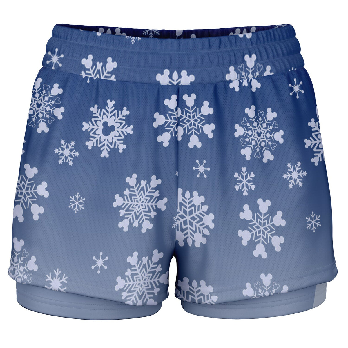 Snowflake Double Layer Pocket Shorts