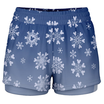 Snowflake Double Layer Pocket Shorts