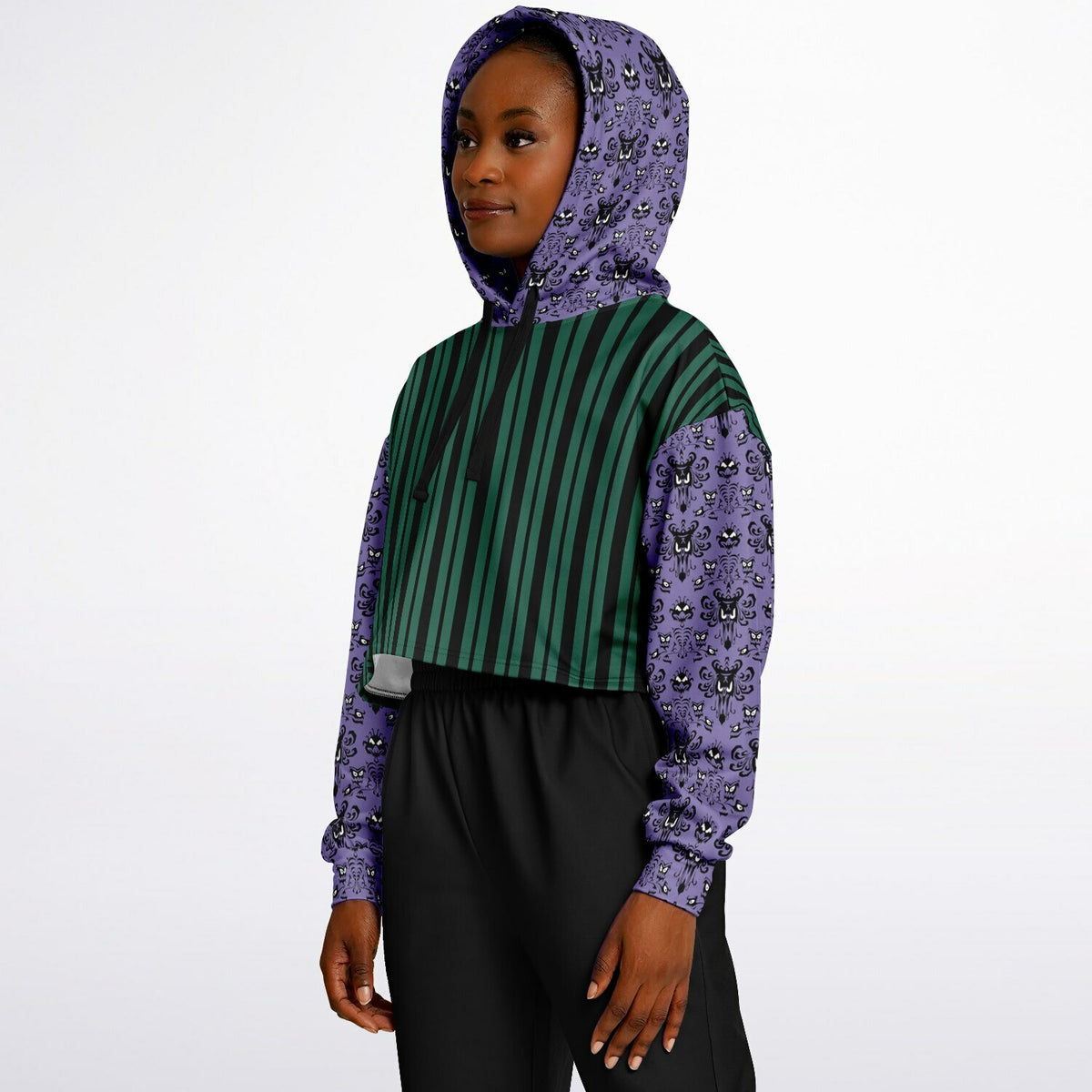 Haunted Collection Cropped Hoodie