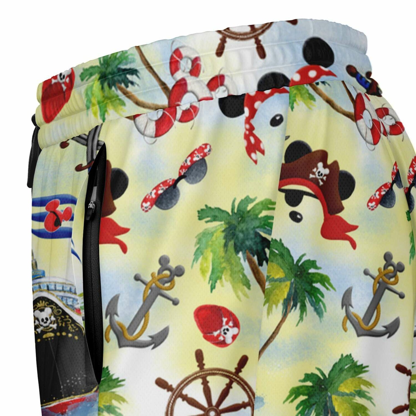 Pirates Men's Double Layer Pocket Shorts