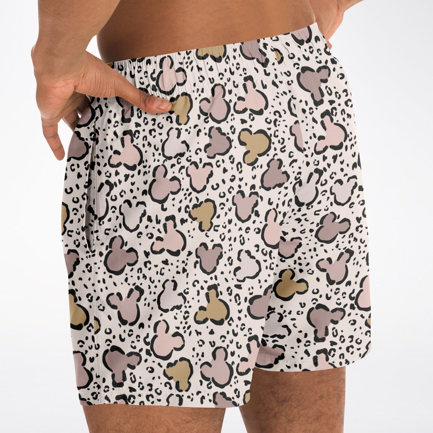 Men's Leopard Swim Trunks
