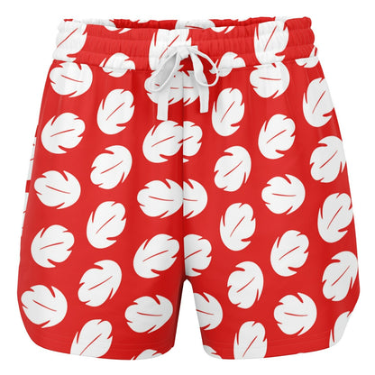 Hawaiian Girl Athletic Shorts