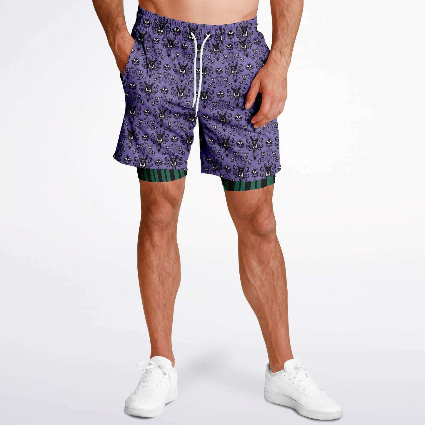 Men's 2-in-1 Haunted Mansion Shorts