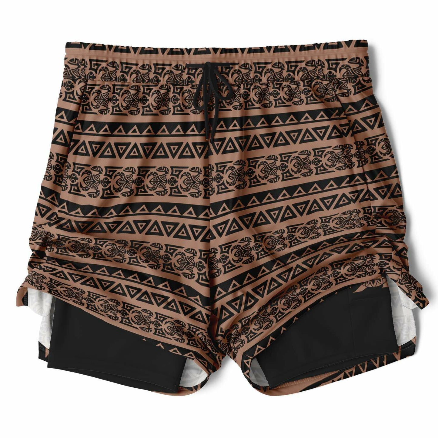 Tribal Men's Double Layer Shorts