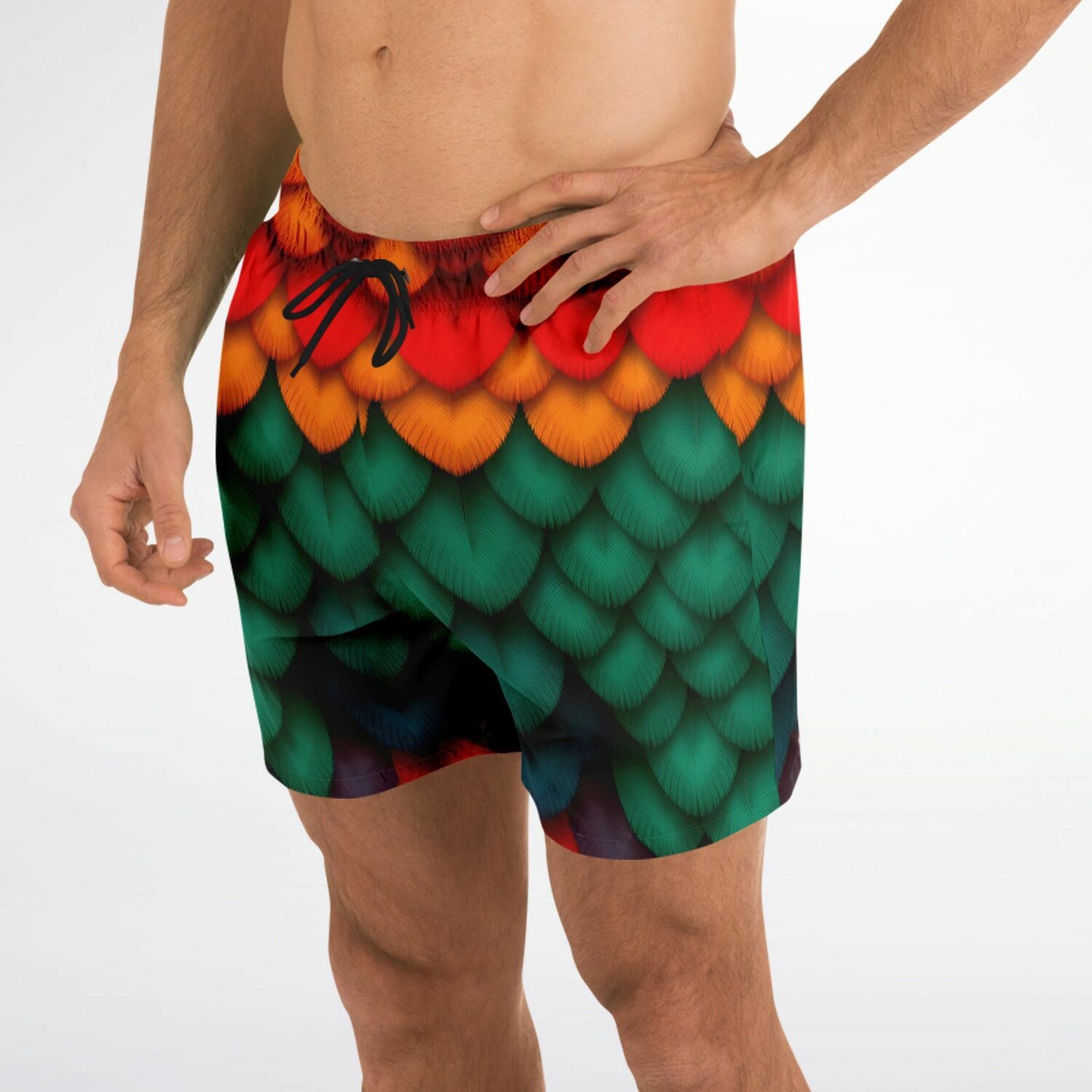 Crazy Bird Swim Trunks Men