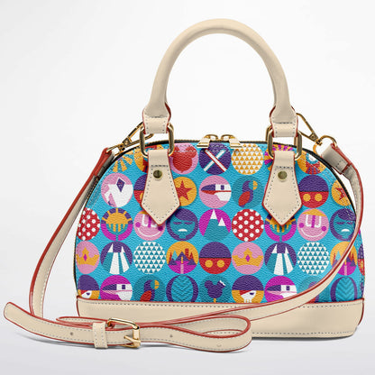Park Cups Dome Satchel Handbag