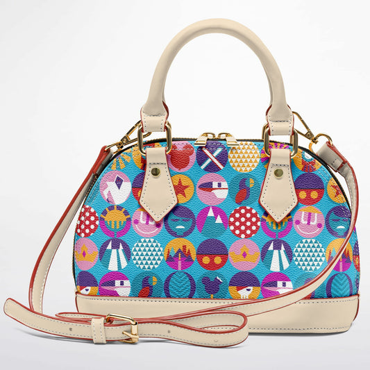 Park Cups Dome Satchel Handbag