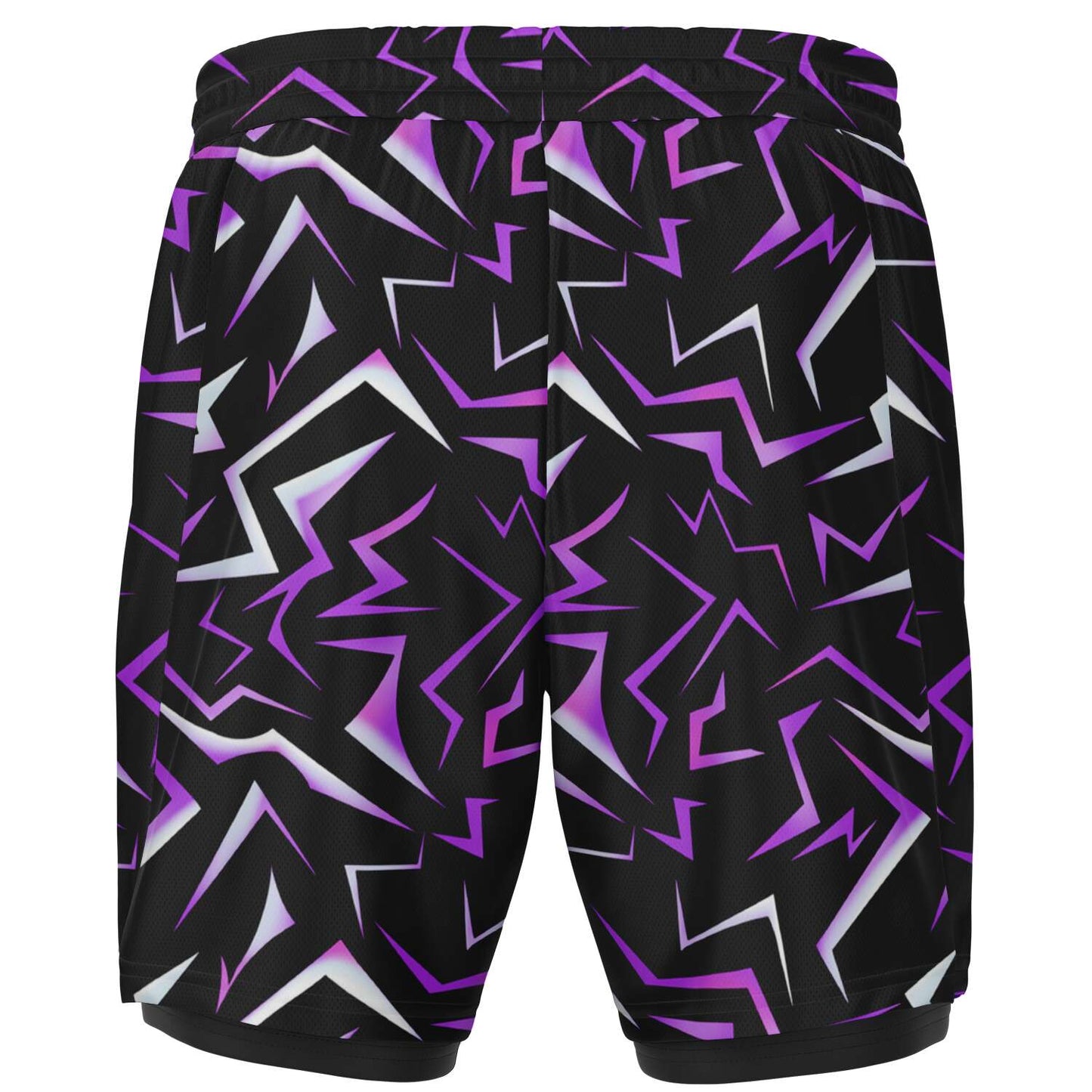 Patterns Collection Men's Double Layer Pocket Shorts