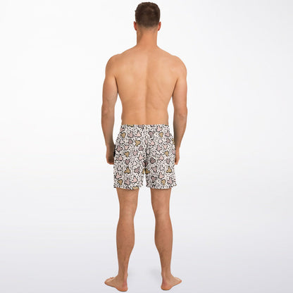 Men's Leopard Swim Trunks
