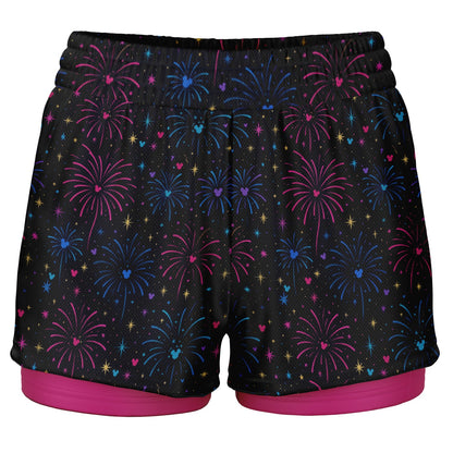 Fireworks Double Layer Pocket Shorts