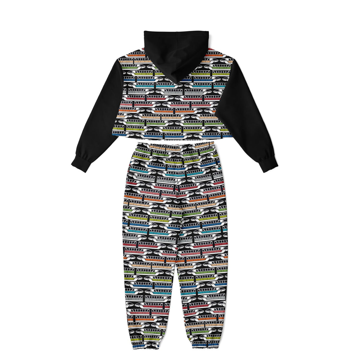 Monorail Cropped Hoodie & Sweatpants