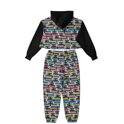 Monorail Cropped Hoodie & Sweatpants