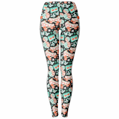 Disco Collection Dark Mesh Pocket Leggings