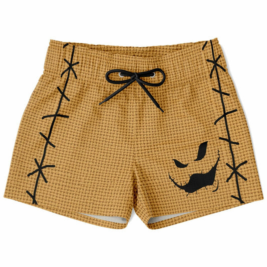 Nightmare Collection Brown Boogie Man Kids Swim Trunks