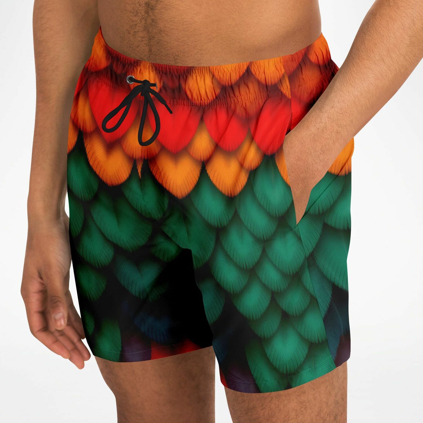 Crazy Bird Swim Trunks Men