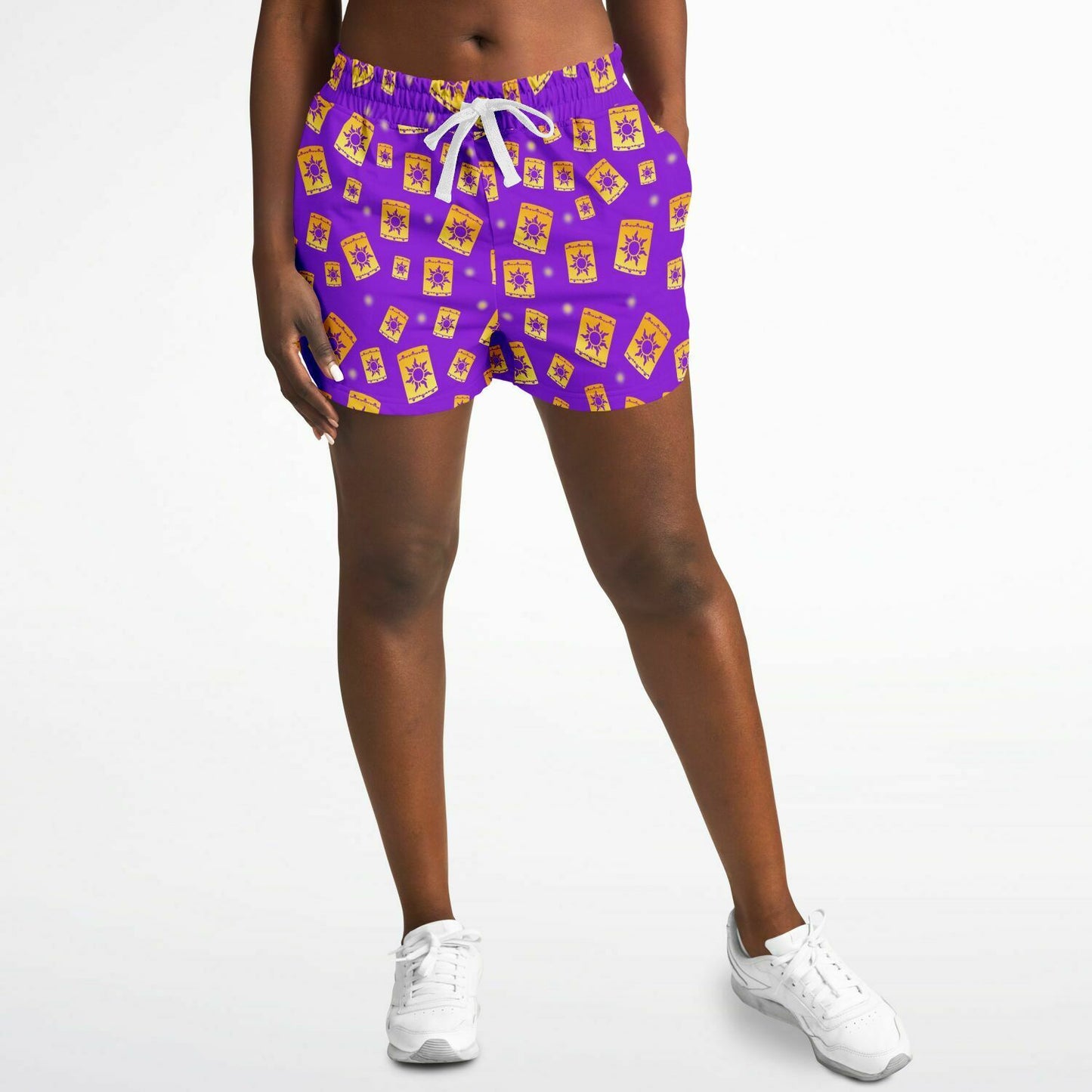 Tangled Lanterns Athletic Loose Shorts