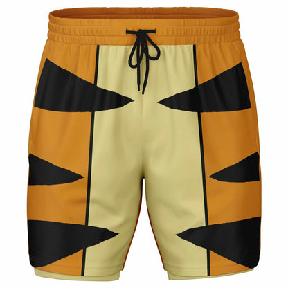 Tiger Men's Double Layer Pocket Shorts