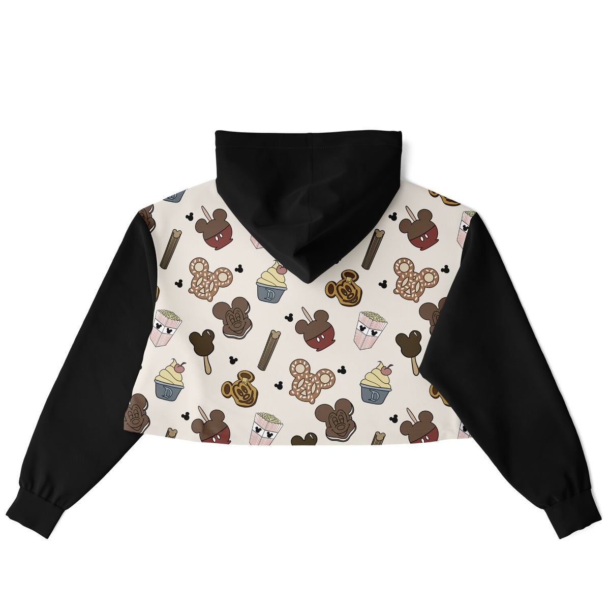 Snacks Cropped Hoodie