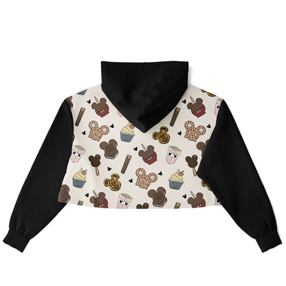 Snacks Cropped Hoodie