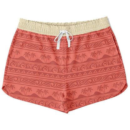 Hawaiian Princess Athletic Shorts