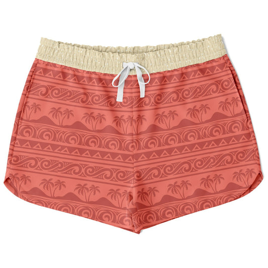 Hawaiian Princess Athletic Shorts