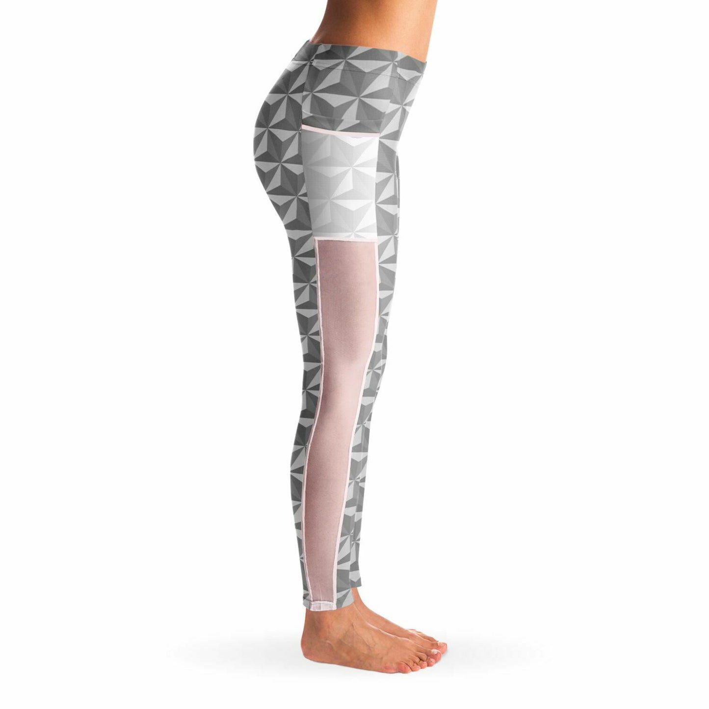 Spaceship Earth Mesh Pocket Leggings