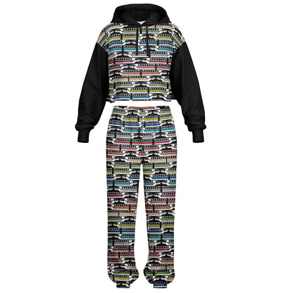 Monorail Cropped Hoodie & Sweatpants