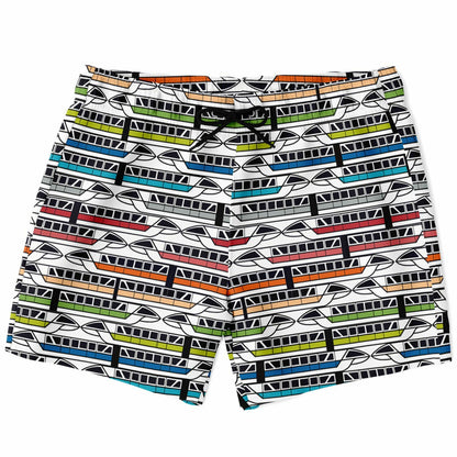Monorail Collection Men's Swim Trunks