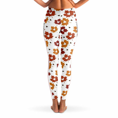 Leaf Collection Light Mesh Pocket Leggings