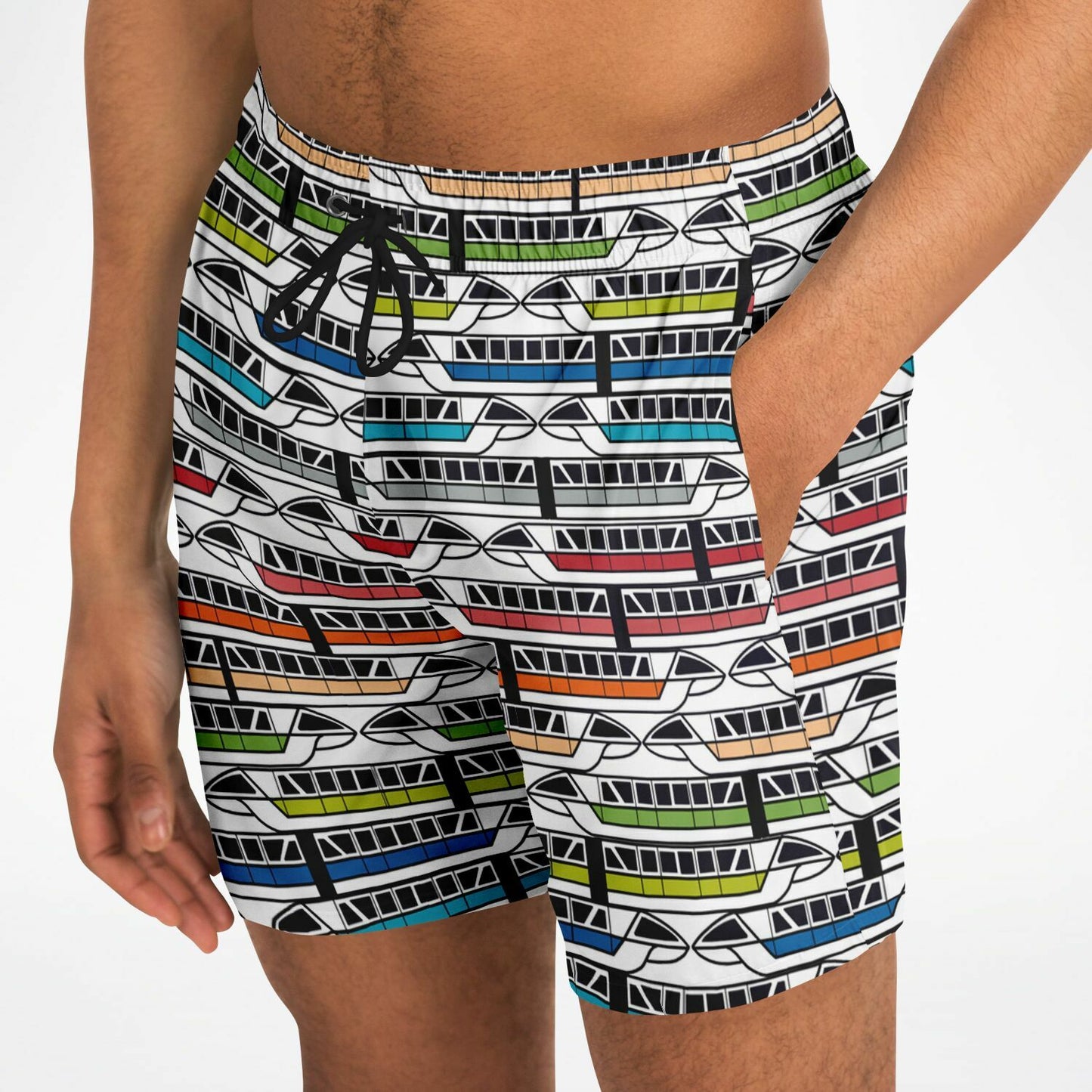 Monorail Collection Men's Swim Trunks