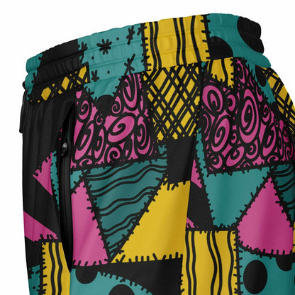 Nightmare Collection Sally Men's Double Layer Pocket Shorts