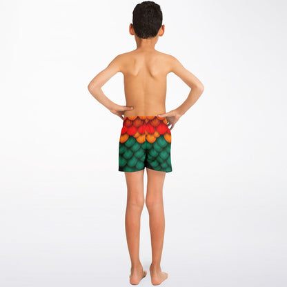 Crazy Bird Kid's Swim Trunks