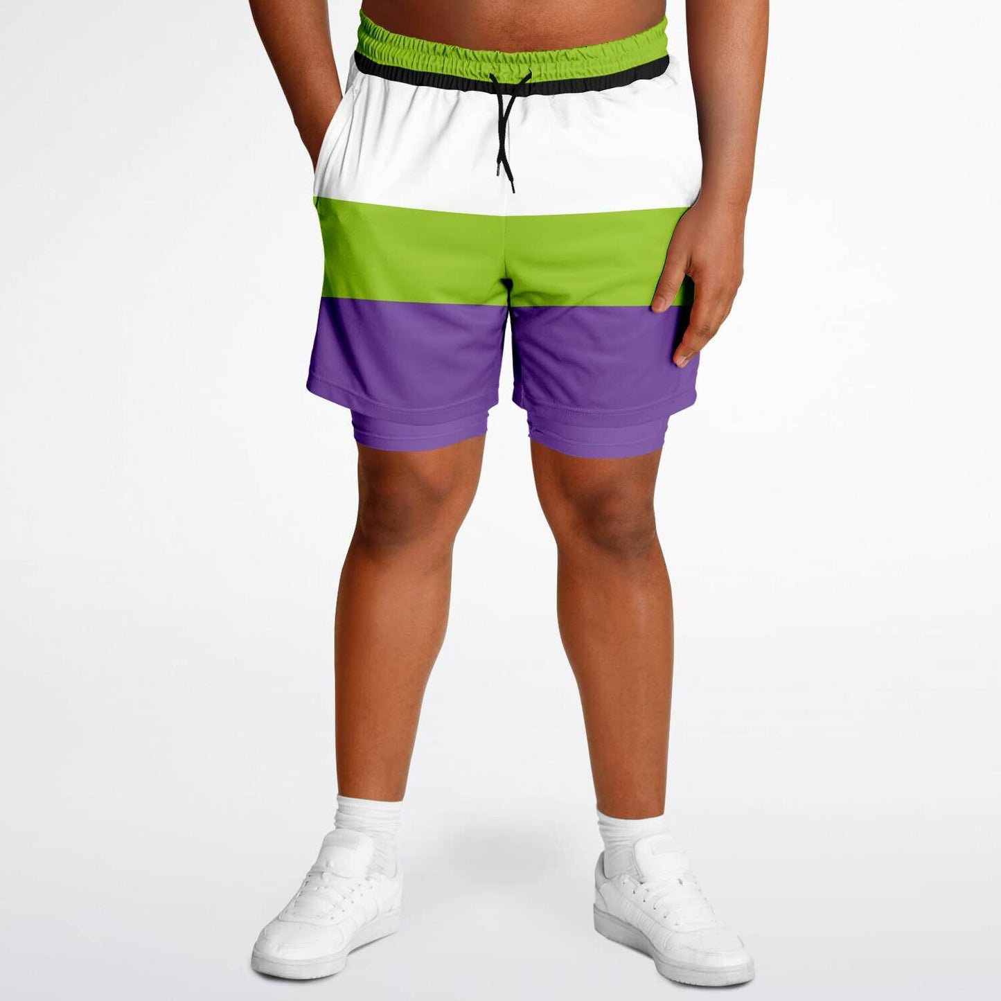 Space Ranger Men's Double Layer Pocket Shorts