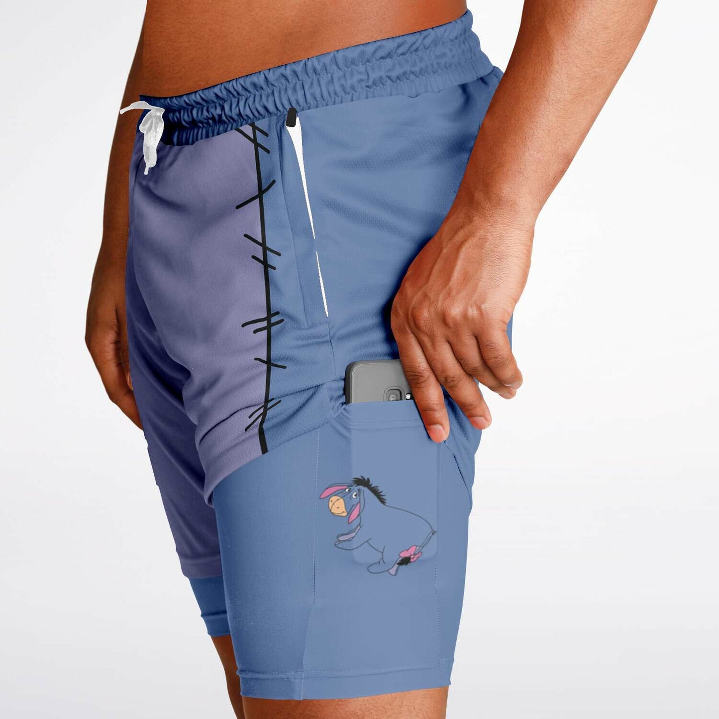 Donkey Men's Double Layer Pocket Shorts
