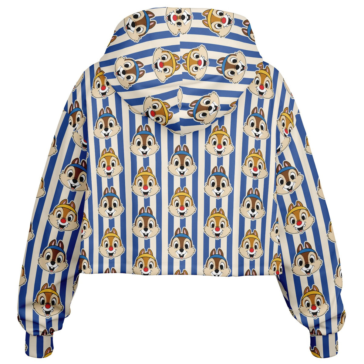 Running Chipmunks Crop Hoodie