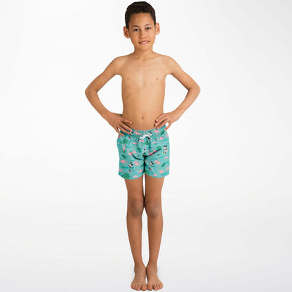 Flamingo Collection Boys Swim Trunks