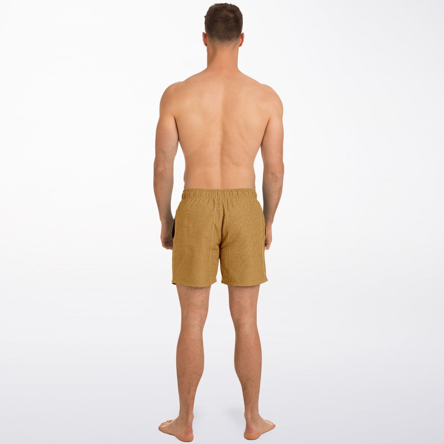 Nightmare Collection Brown BoogieMan Swim Trunks Men